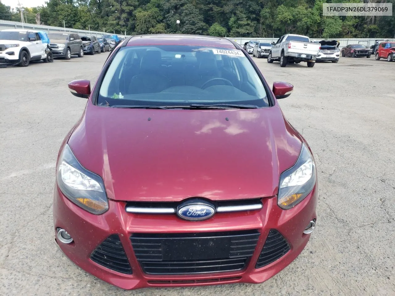 2013 Ford Focus Titanium VIN: 1FADP3N26DL379069 Lot: 74024434