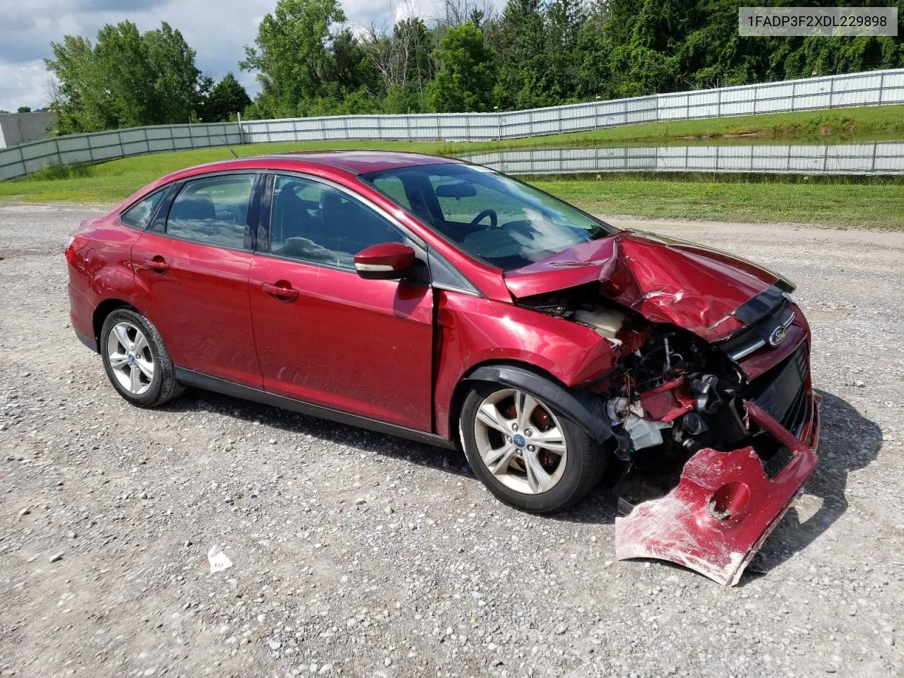 2013 Ford Focus Se VIN: 1FADP3F2XDL229898 Lot: 74176404