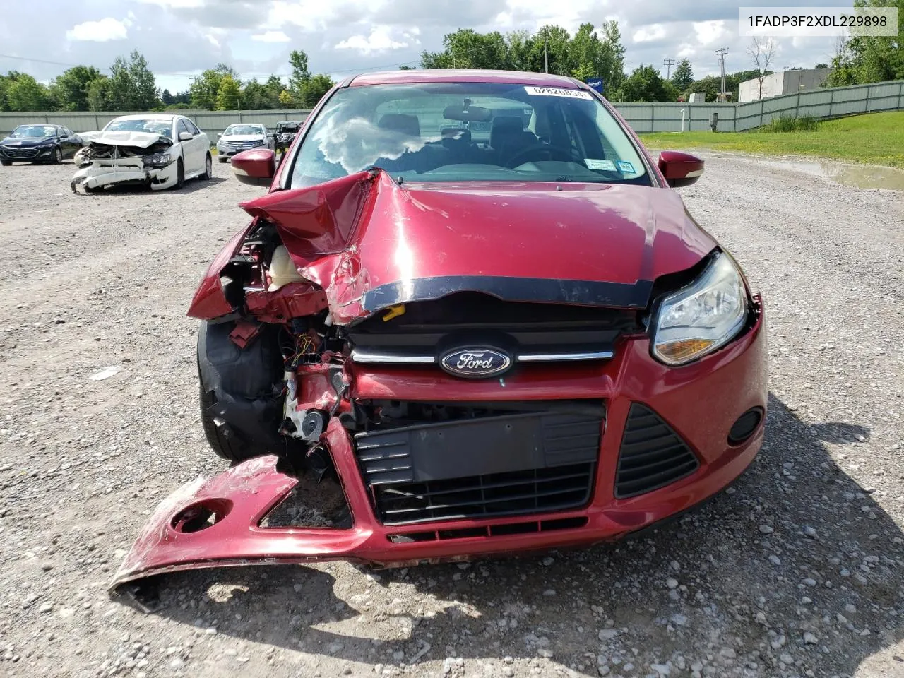 2013 Ford Focus Se VIN: 1FADP3F2XDL229898 Lot: 74176404