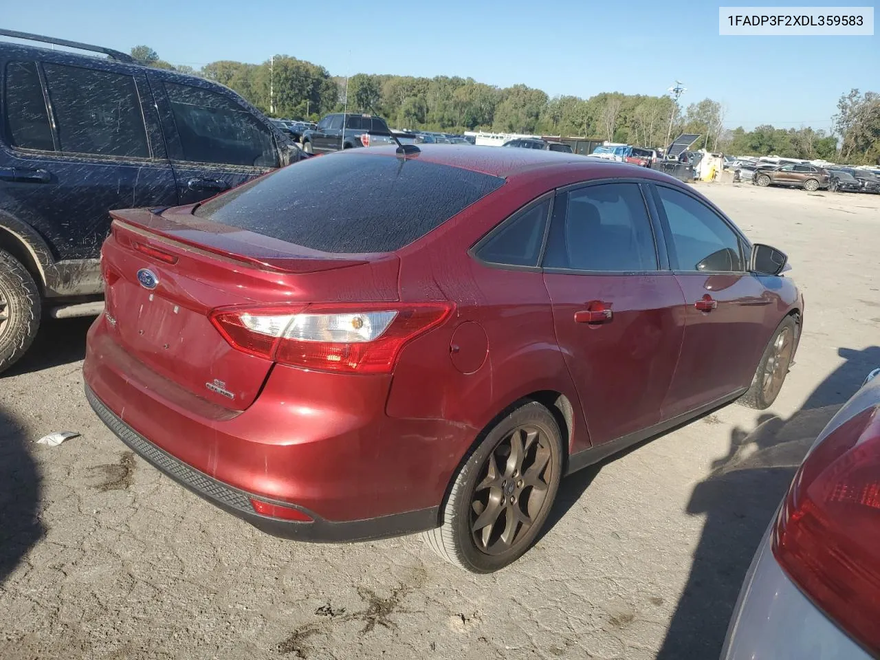 2013 Ford Focus Se VIN: 1FADP3F2XDL359583 Lot: 74205404