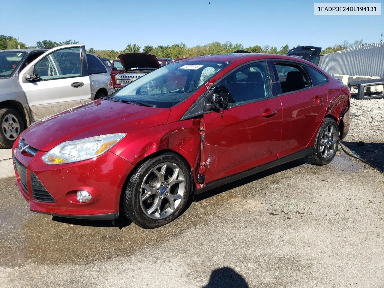 2013 Ford Focus Se VIN: 1FADP3F24DL194131 Lot: 74274414