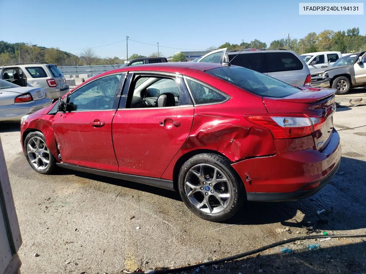 2013 Ford Focus Se VIN: 1FADP3F24DL194131 Lot: 74274414