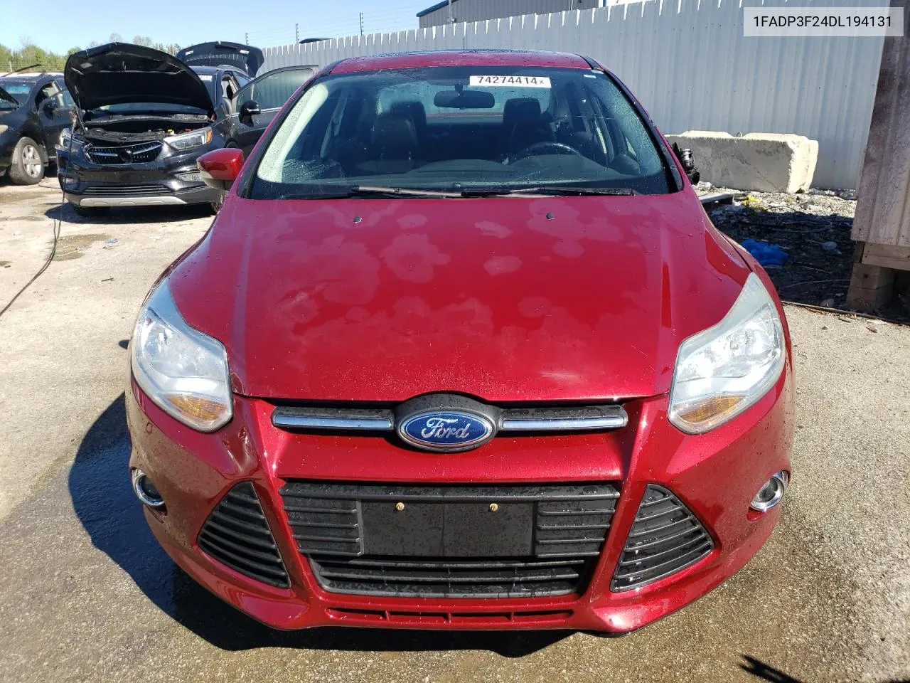 2013 Ford Focus Se VIN: 1FADP3F24DL194131 Lot: 74274414