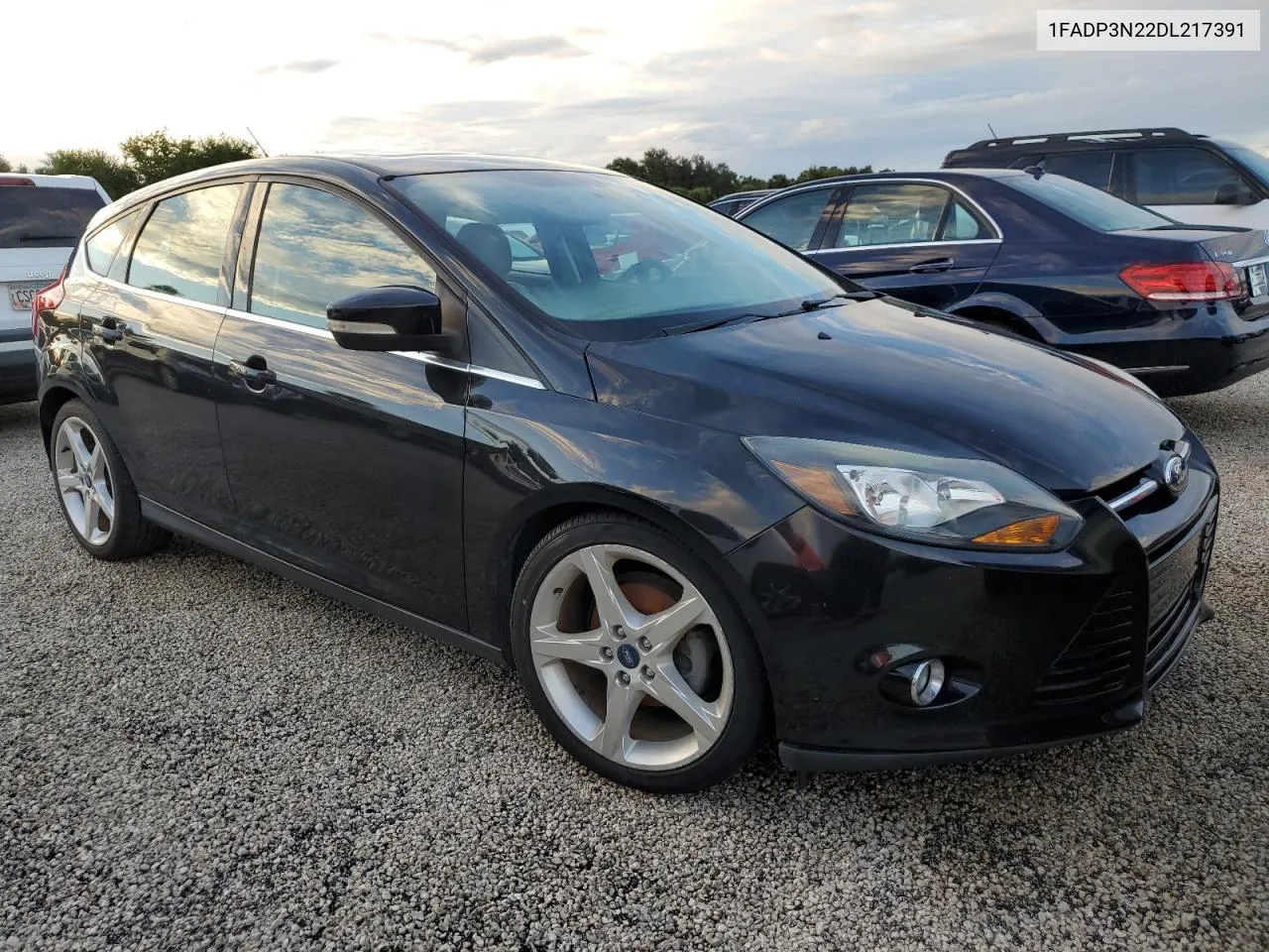 2013 Ford Focus Titanium VIN: 1FADP3N22DL217391 Lot: 74397164