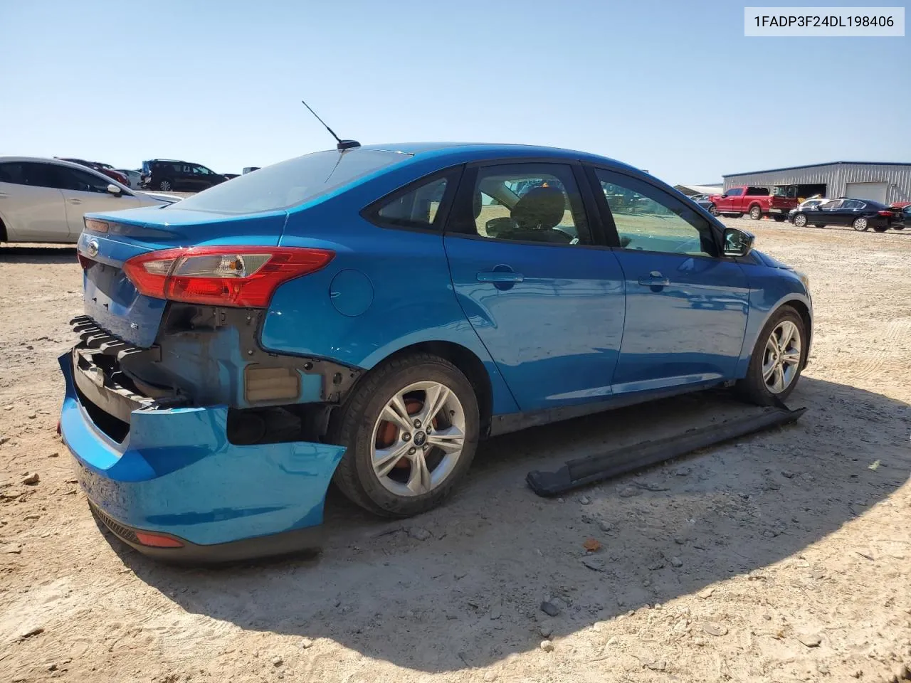 2013 Ford Focus Se VIN: 1FADP3F24DL198406 Lot: 74513514