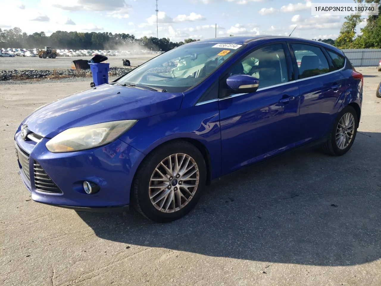 2013 Ford Focus Titanium VIN: 1FADP3N21DL180740 Lot: 74567314