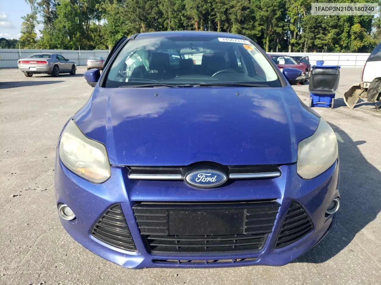 2013 Ford Focus Titanium VIN: 1FADP3N21DL180740 Lot: 74567314