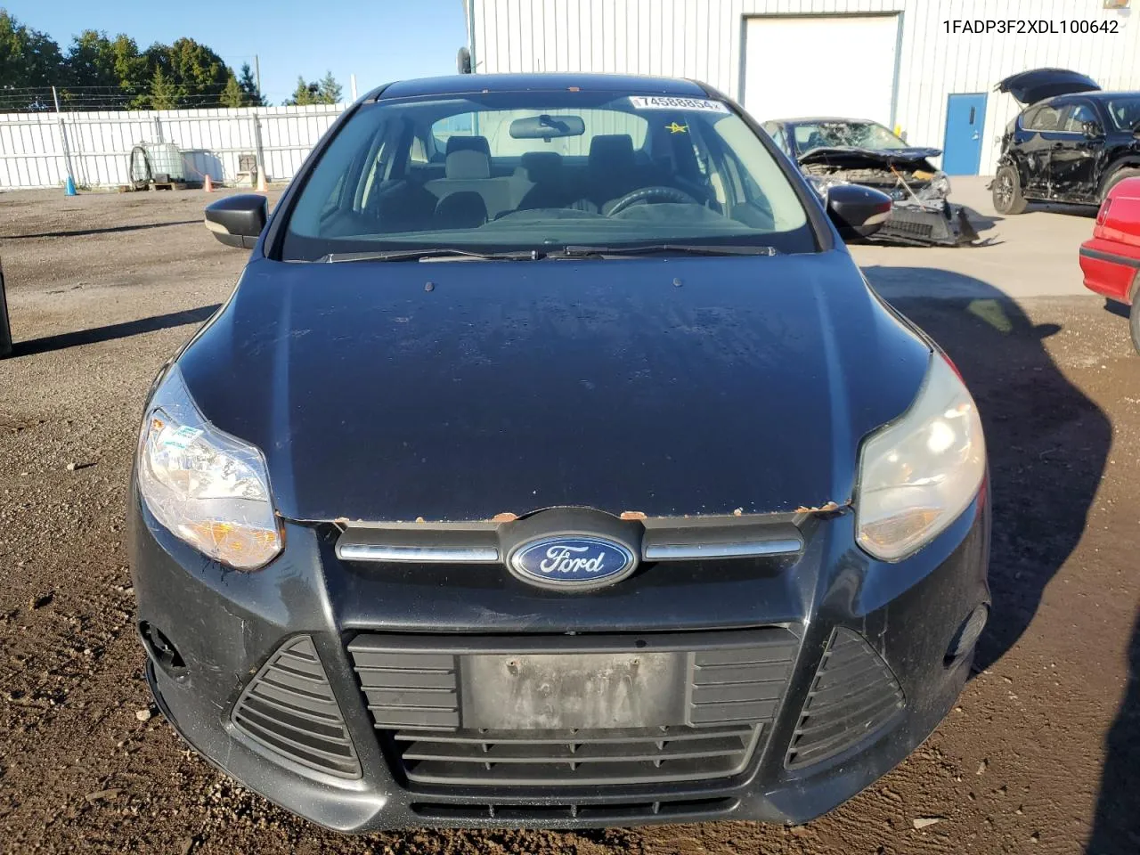 2013 Ford Focus Se VIN: 1FADP3F2XDL100642 Lot: 74588854