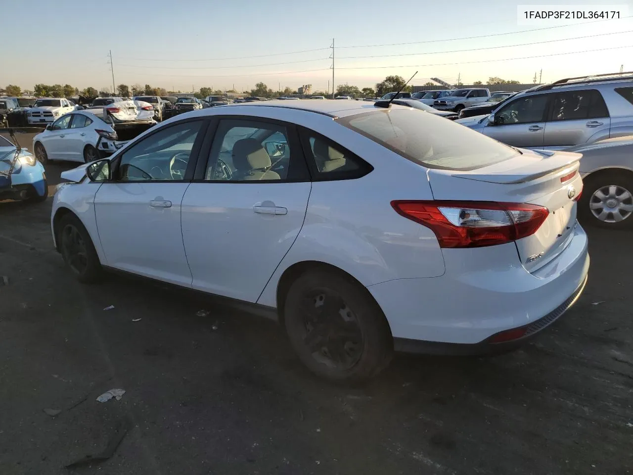 2013 Ford Focus Se VIN: 1FADP3F21DL364171 Lot: 74988274