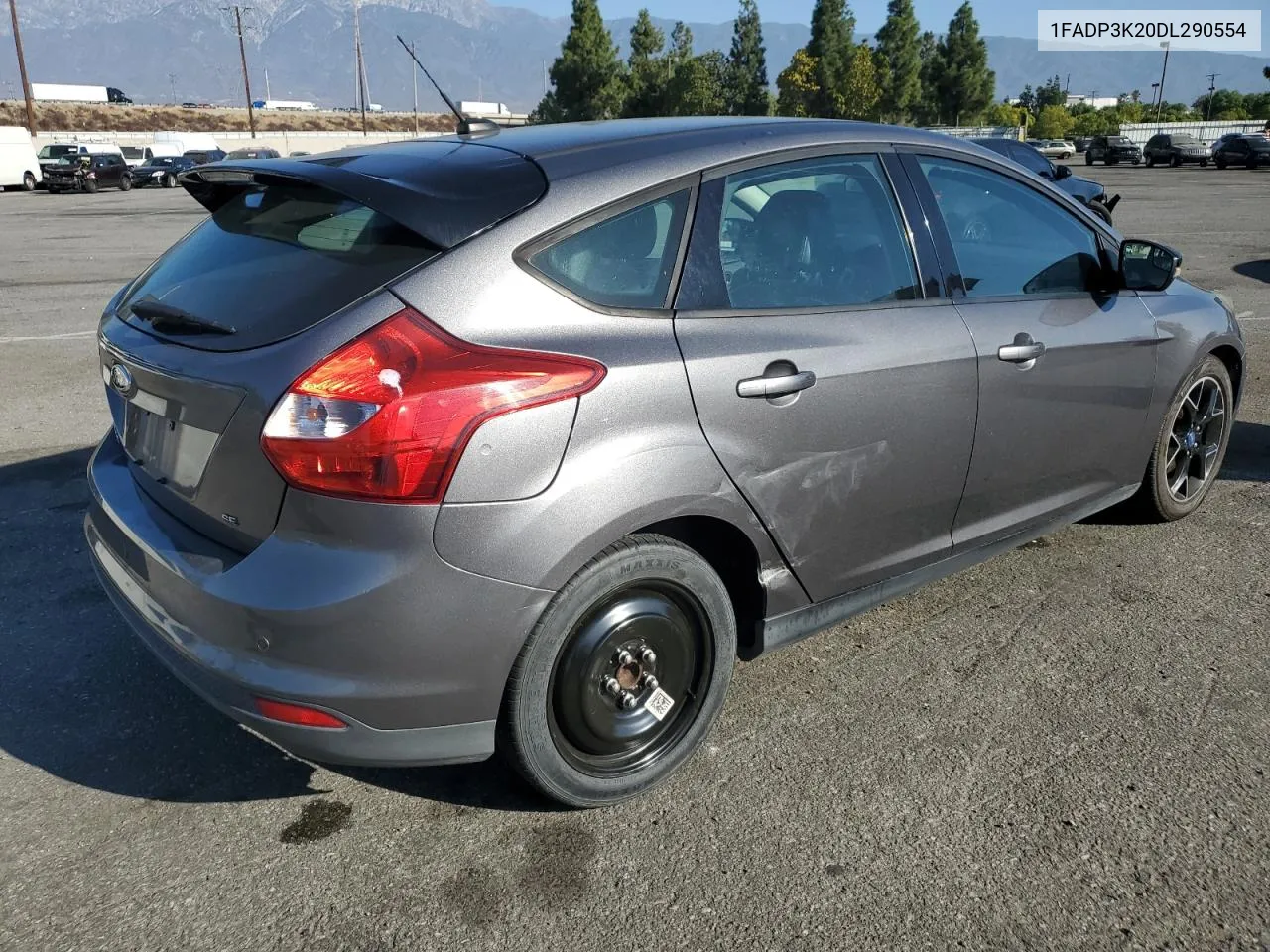 2013 Ford Focus Se VIN: 1FADP3K20DL290554 Lot: 75061214