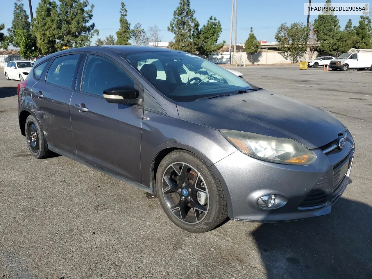 2013 Ford Focus Se VIN: 1FADP3K20DL290554 Lot: 75061214