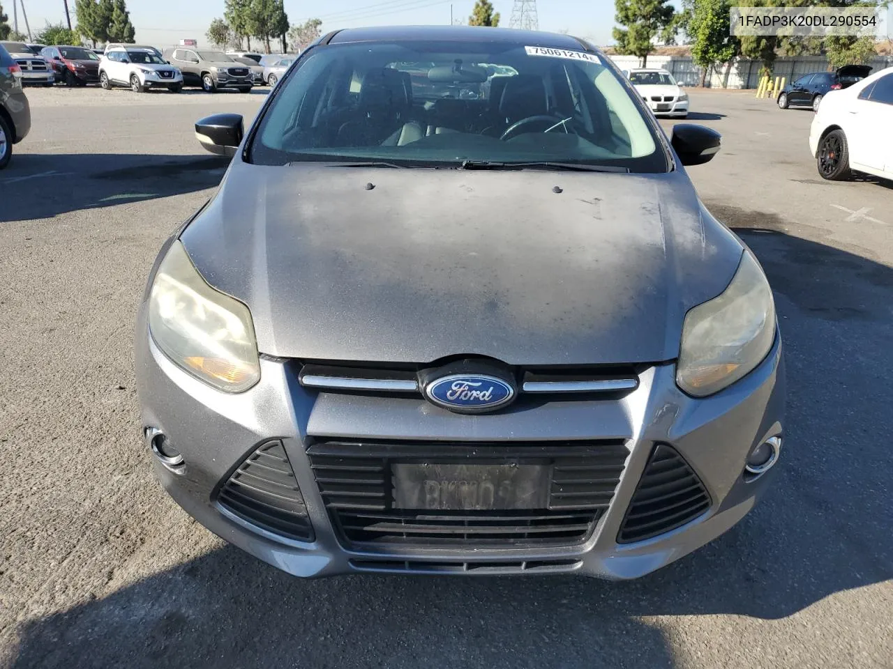 2013 Ford Focus Se VIN: 1FADP3K20DL290554 Lot: 75061214