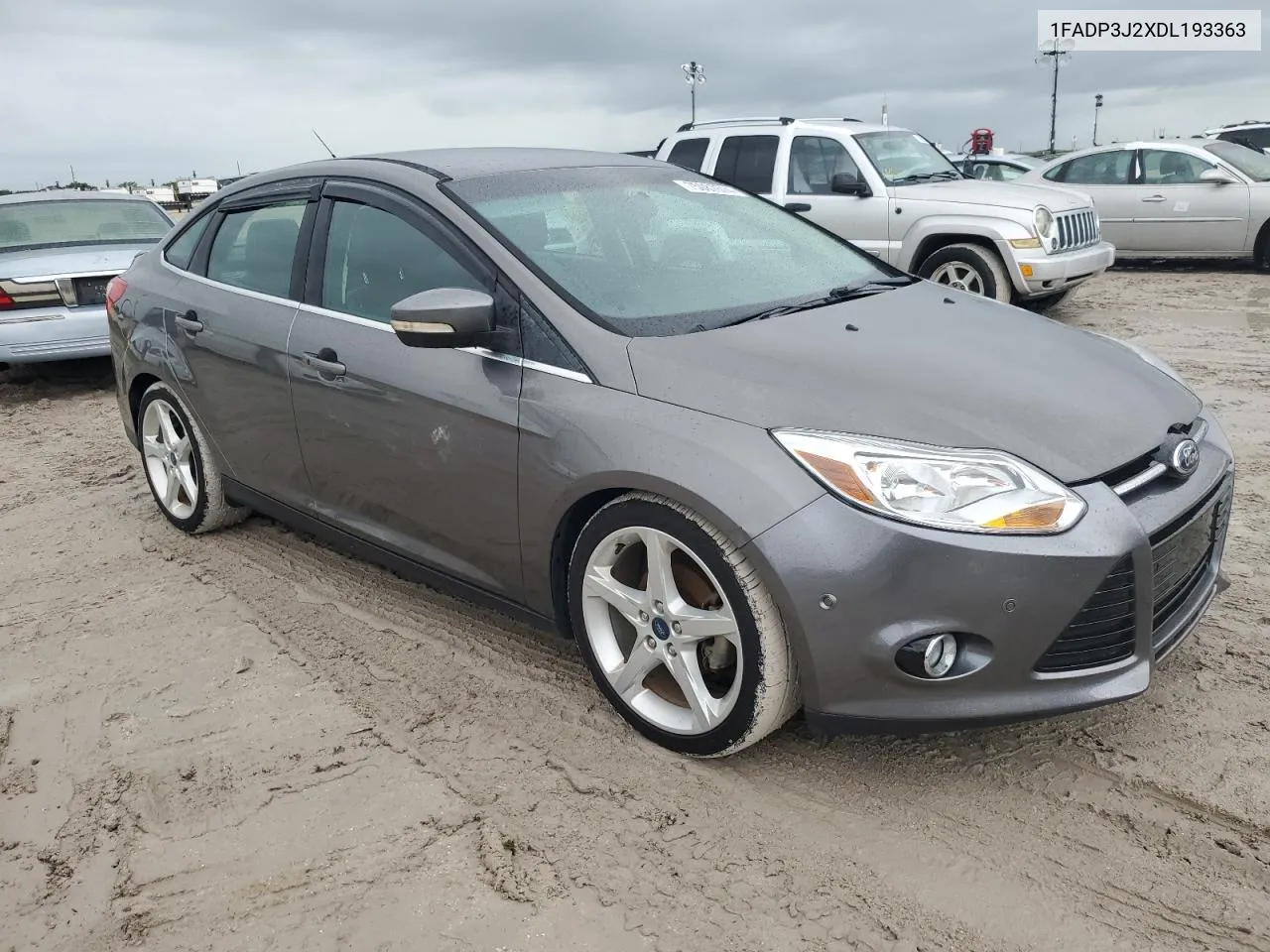 2013 Ford Focus Titanium VIN: 1FADP3J2XDL193363 Lot: 75087674