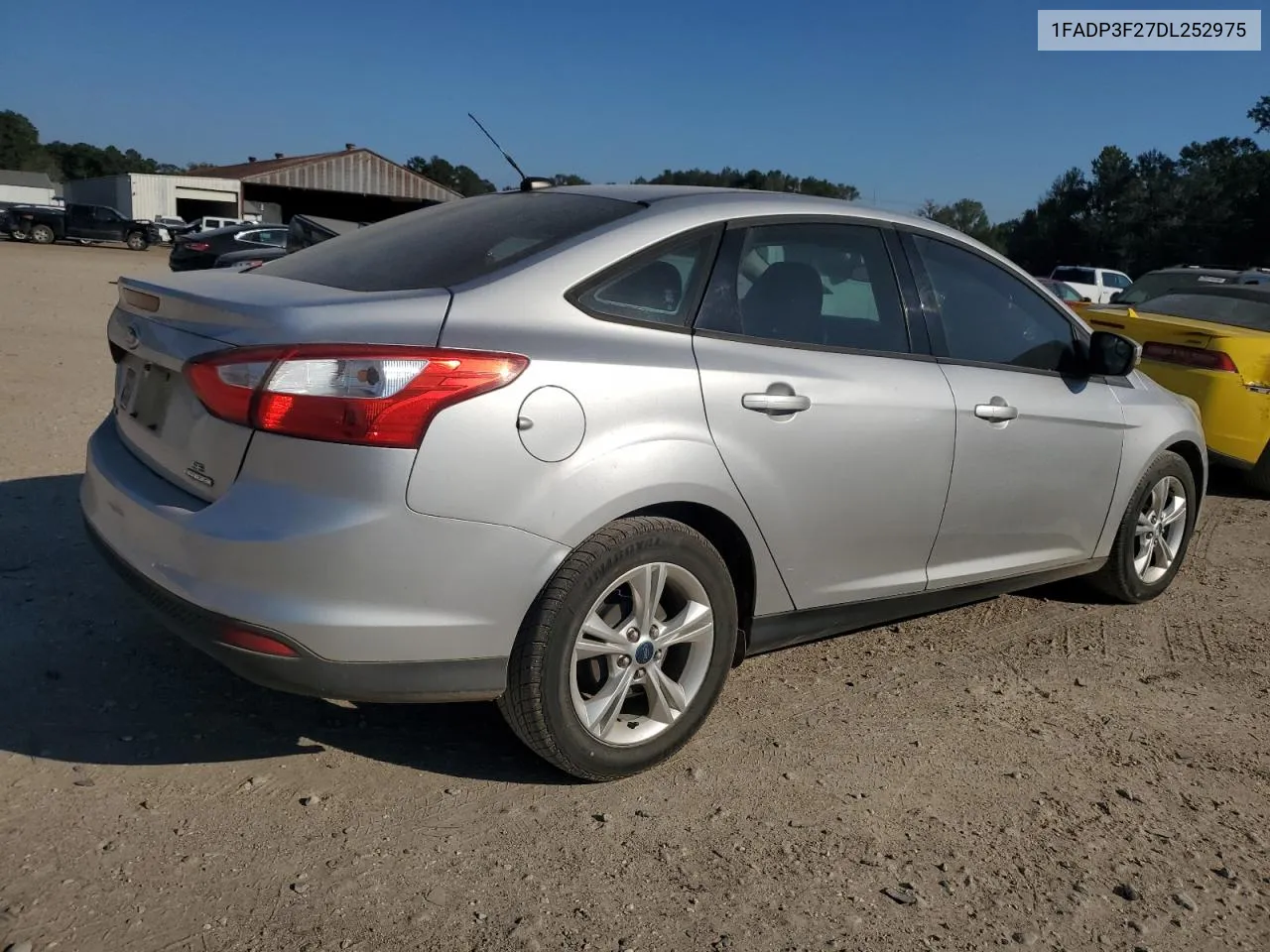 2013 Ford Focus Se VIN: 1FADP3F27DL252975 Lot: 75108364