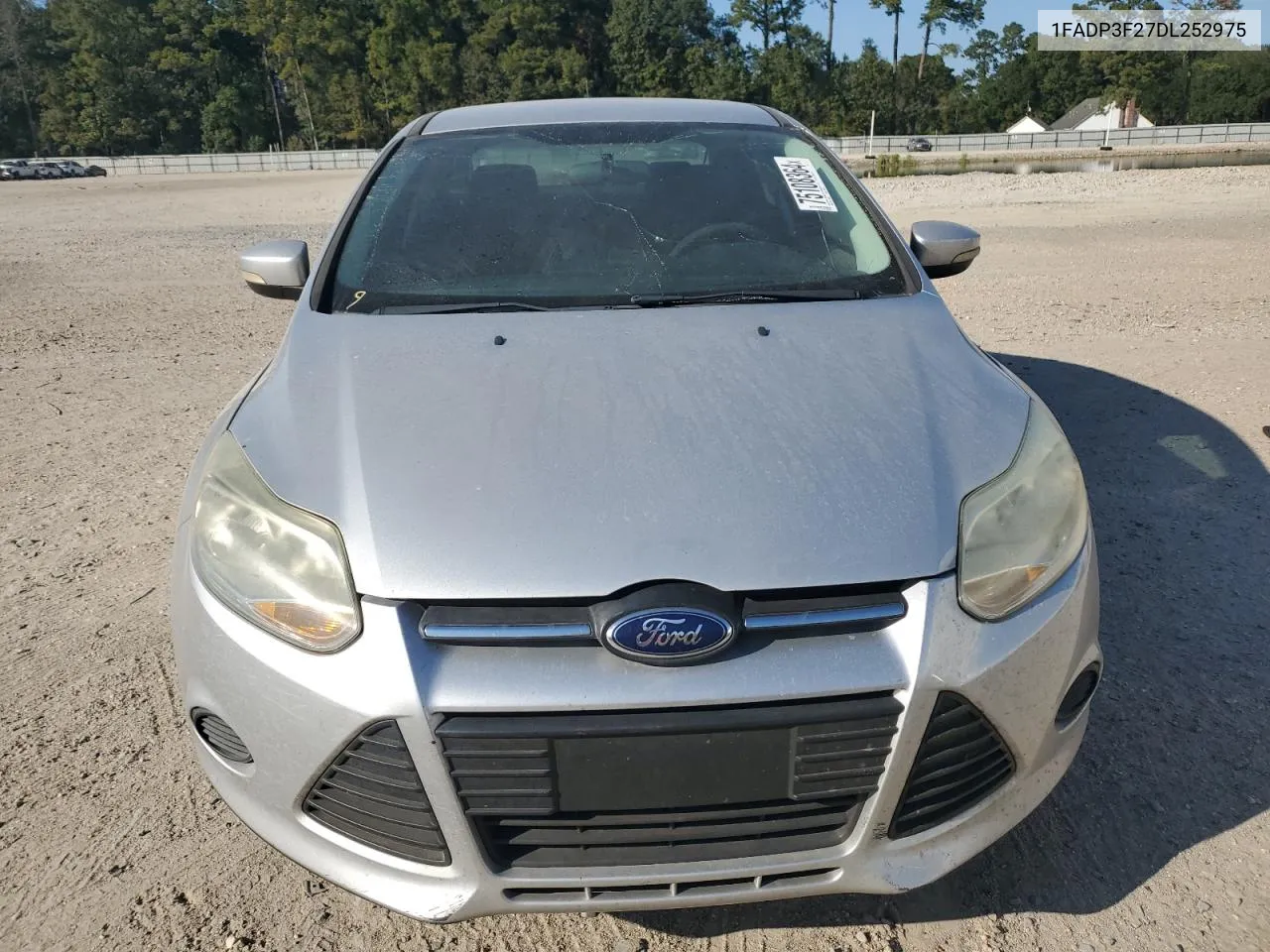 2013 Ford Focus Se VIN: 1FADP3F27DL252975 Lot: 75108364