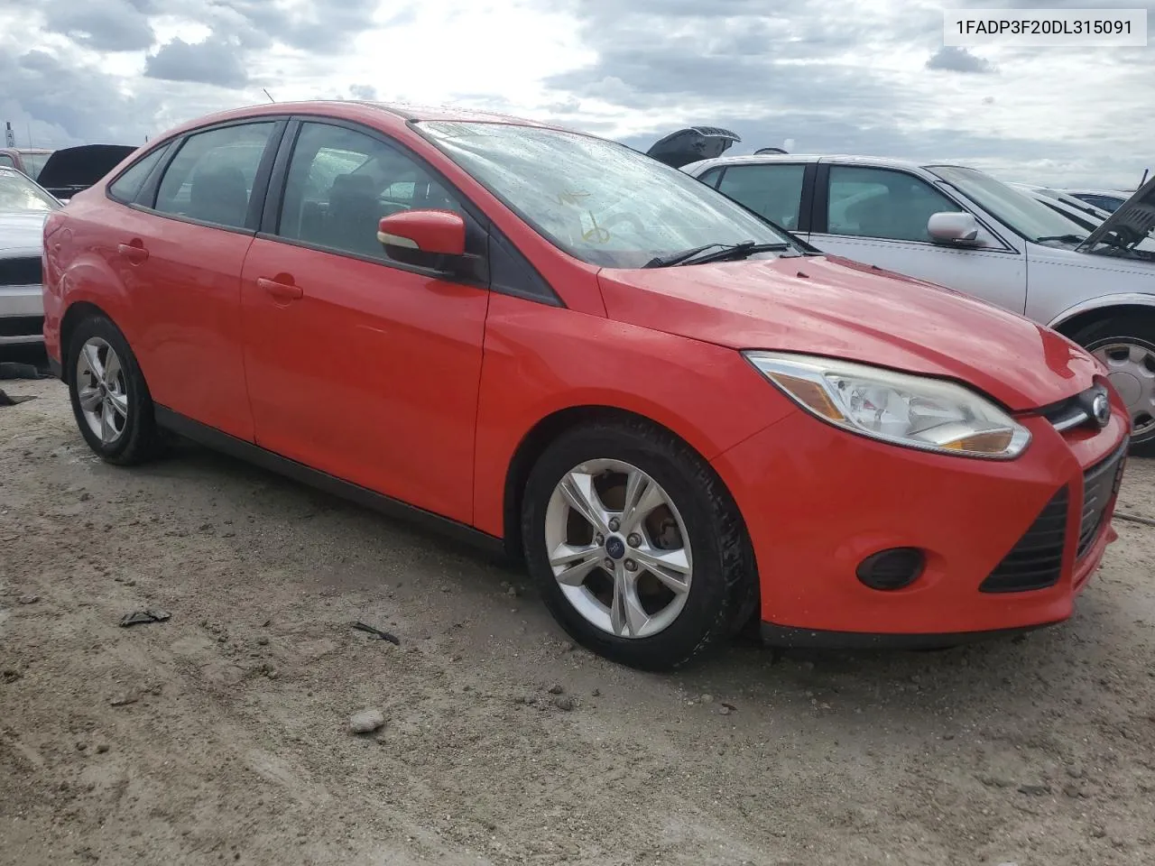 2013 Ford Focus Se VIN: 1FADP3F20DL315091 Lot: 75243954