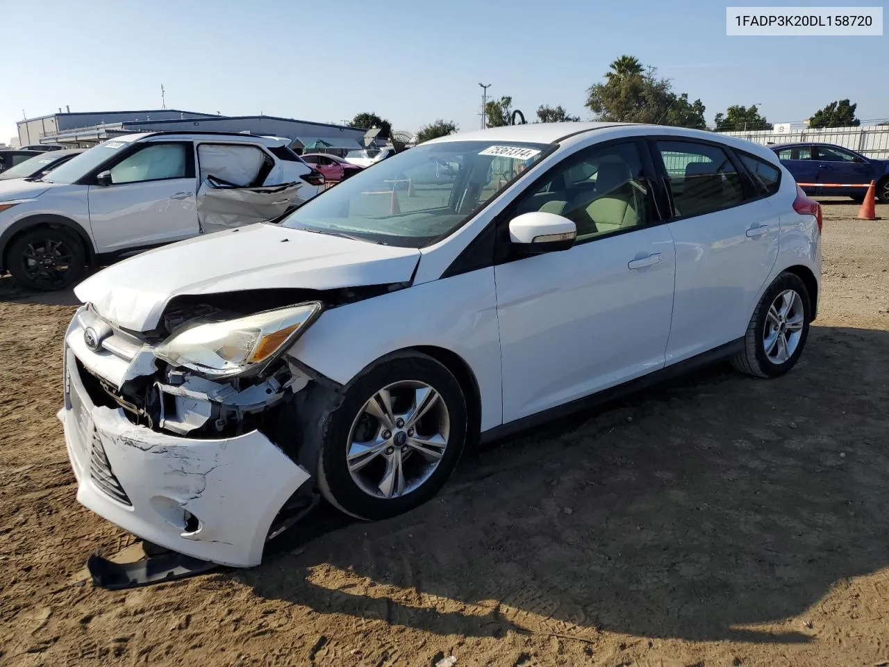 2013 Ford Focus Se VIN: 1FADP3K20DL158720 Lot: 75361314