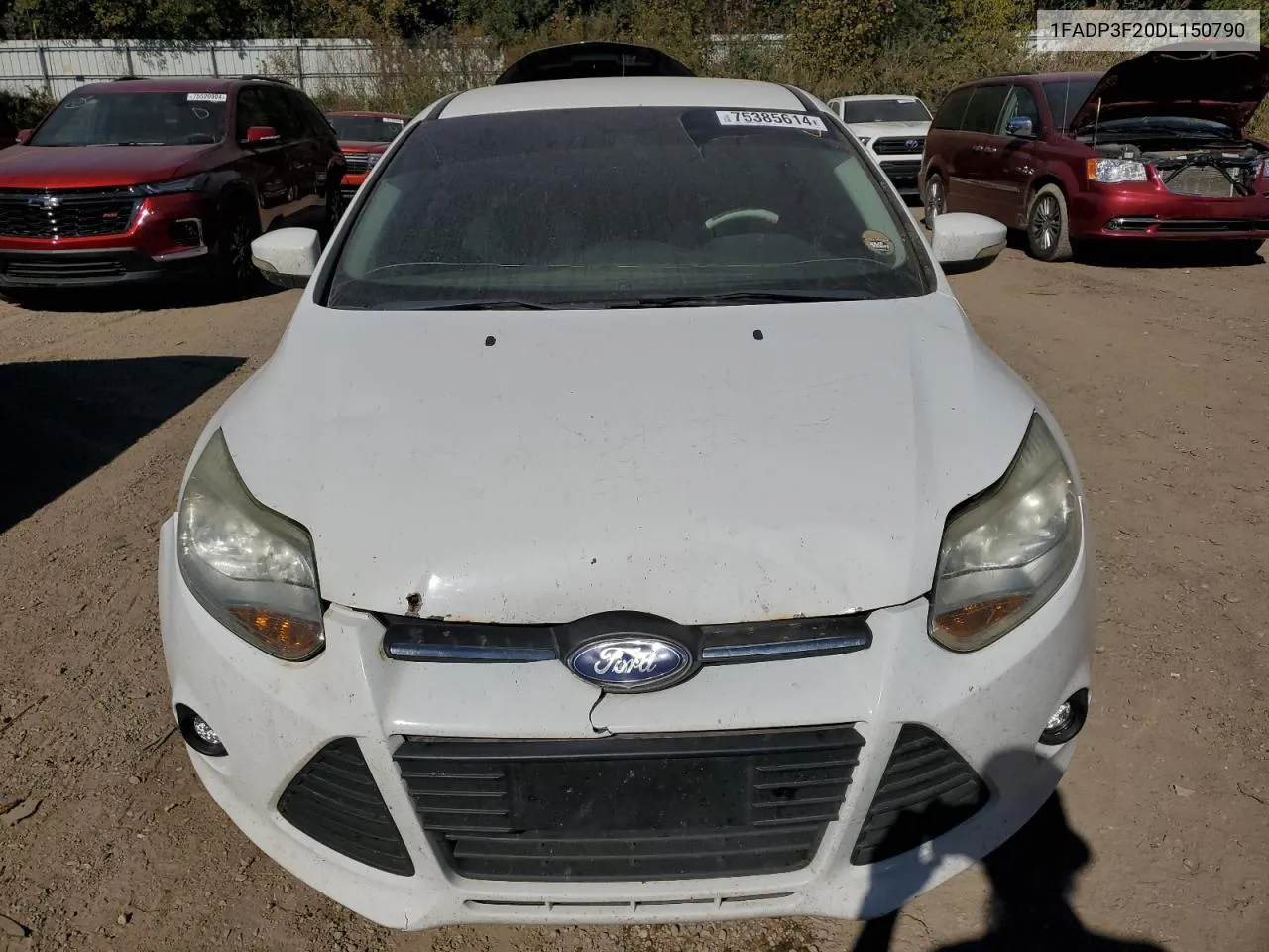 2013 Ford Focus Se VIN: 1FADP3F20DL150790 Lot: 75385614