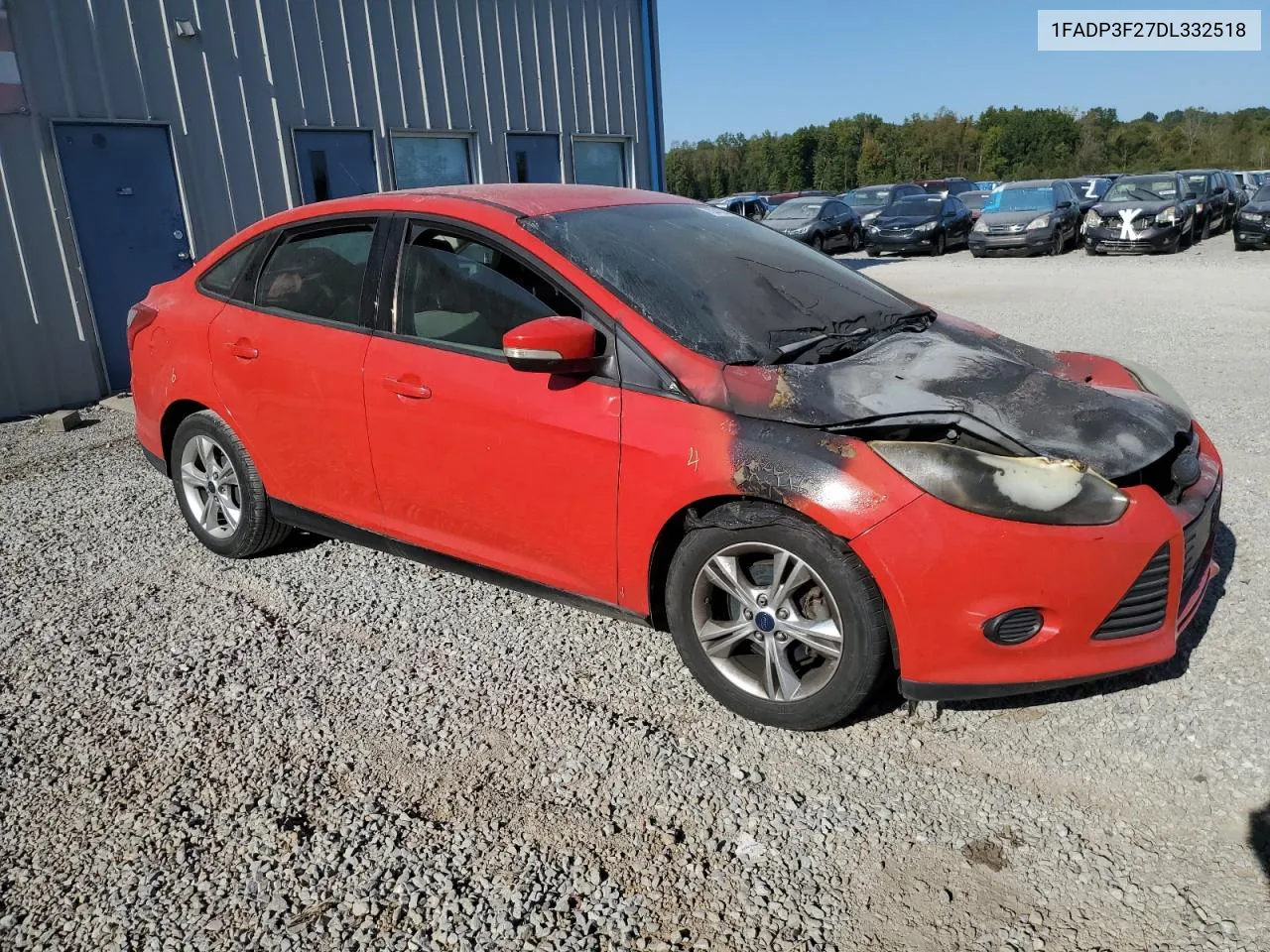 2013 Ford Focus Se VIN: 1FADP3F27DL332518 Lot: 75392834