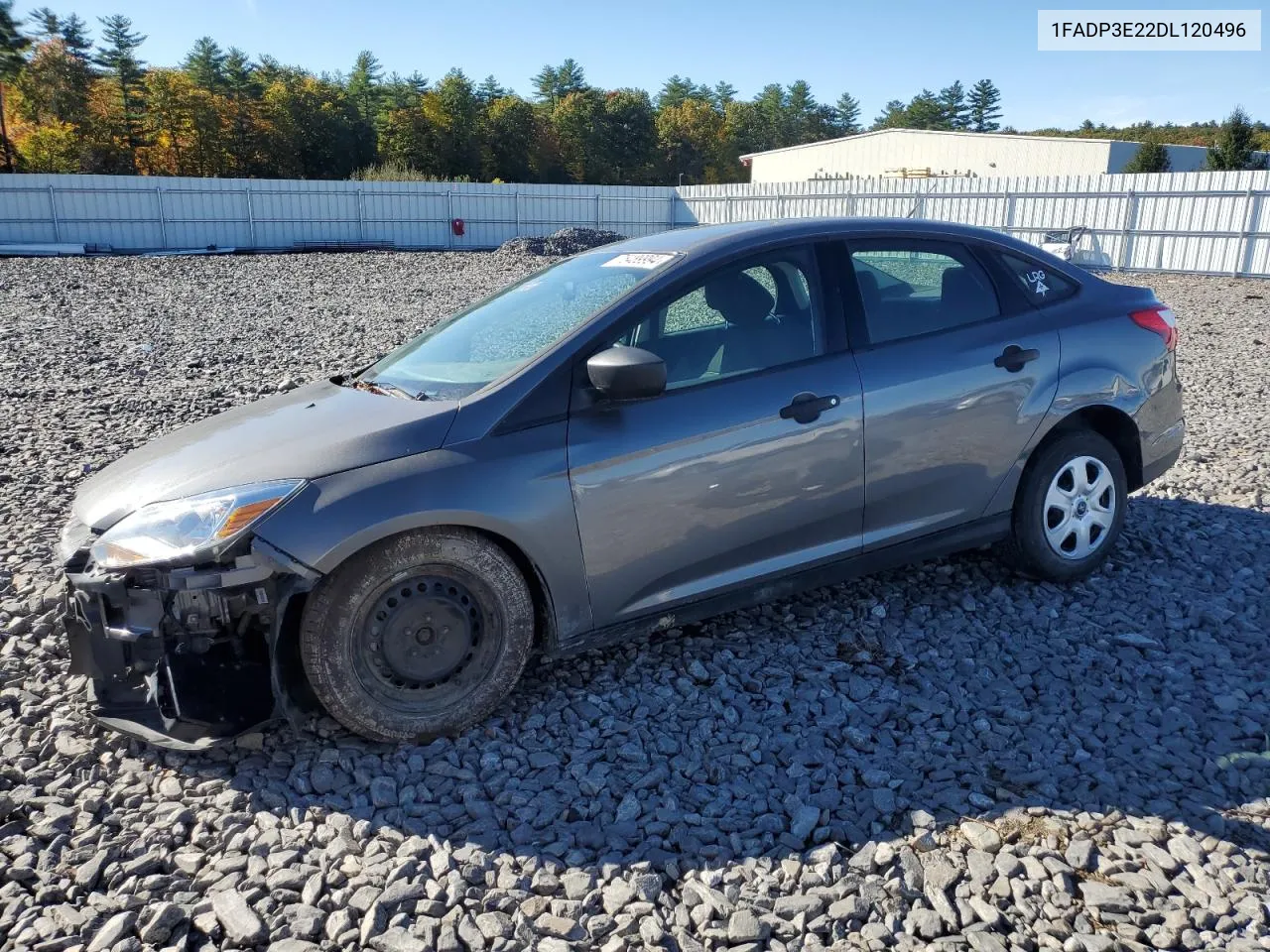 2013 Ford Focus S VIN: 1FADP3E22DL120496 Lot: 75489994