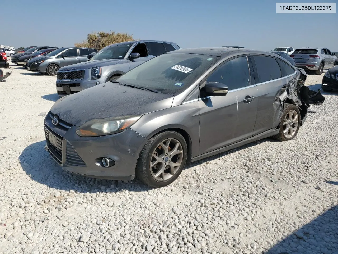 2013 Ford Focus Titanium VIN: 1FADP3J25DL123379 Lot: 75512624