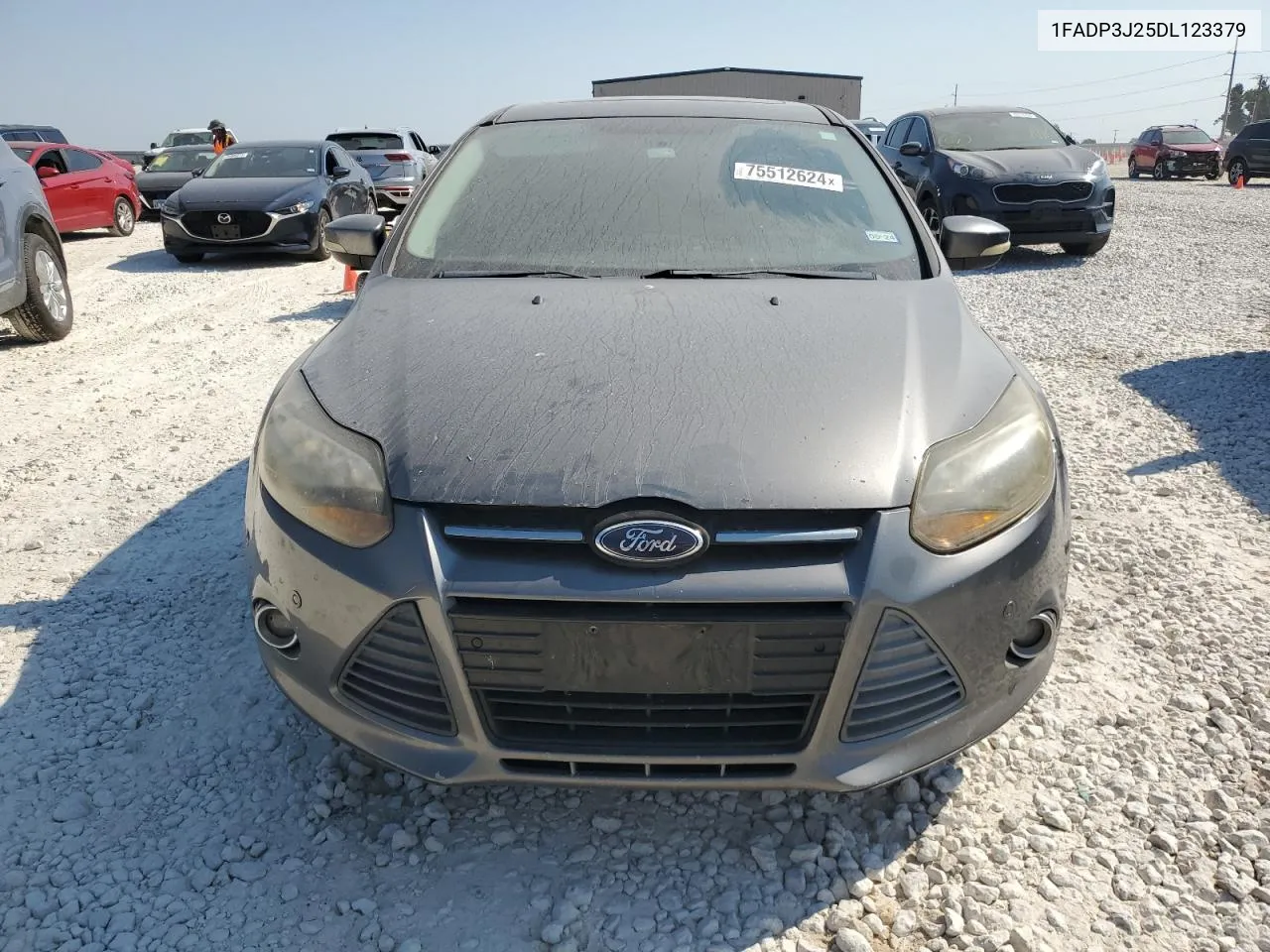 2013 Ford Focus Titanium VIN: 1FADP3J25DL123379 Lot: 75512624