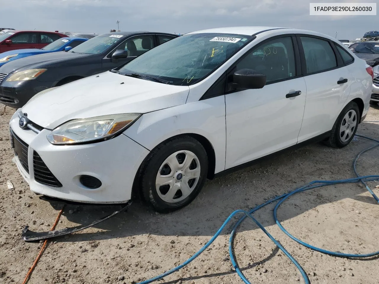 2013 Ford Focus S VIN: 1FADP3E29DL260030 Lot: 75550794