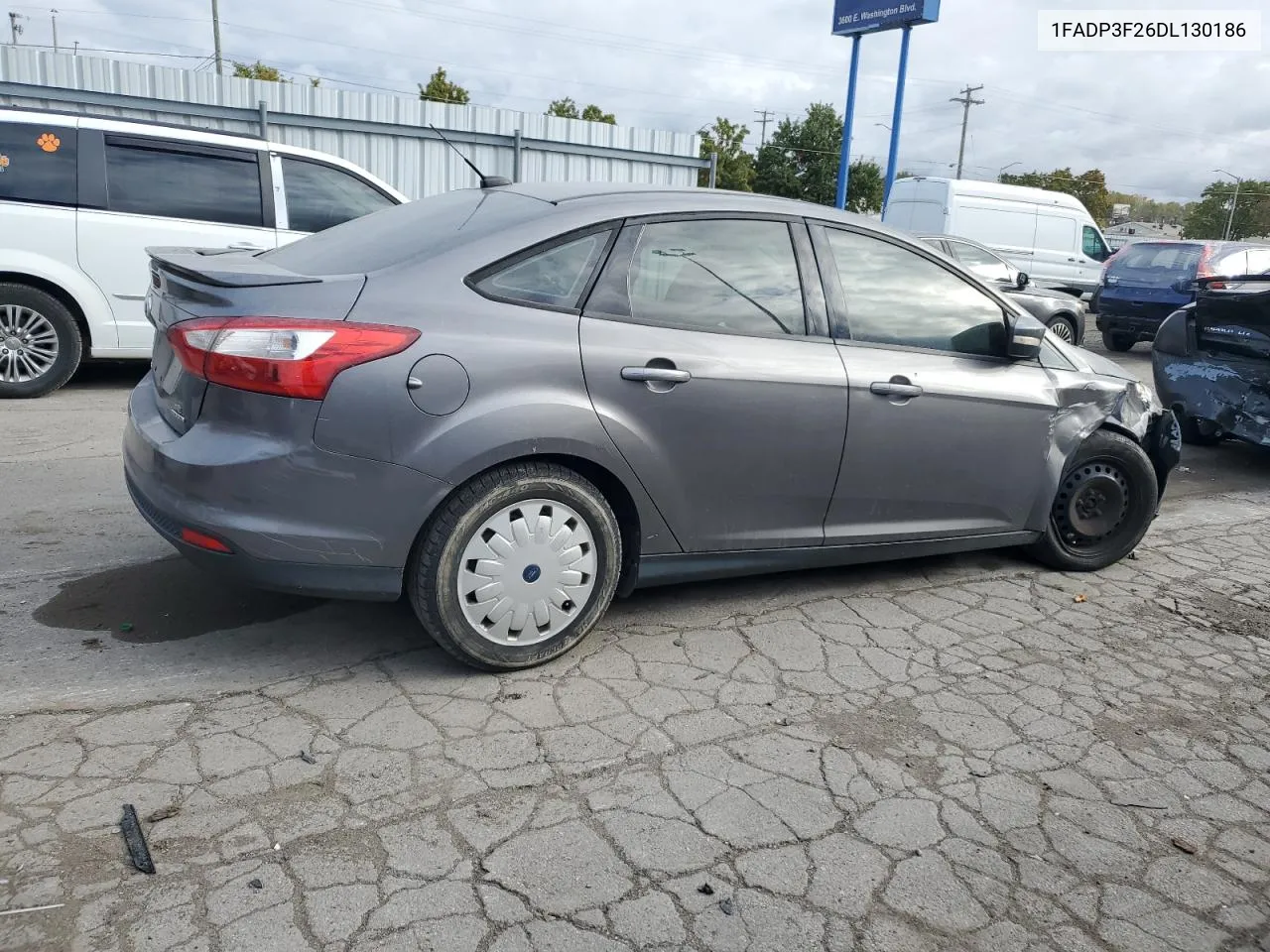 2013 Ford Focus Se VIN: 1FADP3F26DL130186 Lot: 75911054