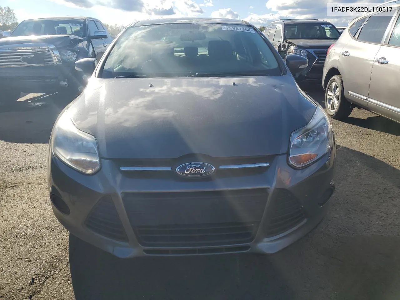 2013 Ford Focus Se VIN: 1FADP3K22DL160517 Lot: 75961904