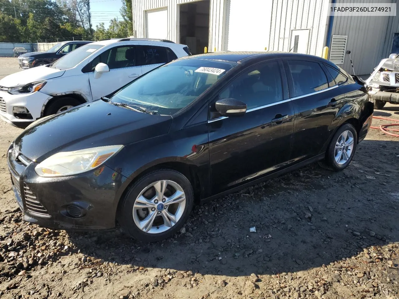 2013 Ford Focus Se VIN: 1FADP3F26DL274921 Lot: 76043424