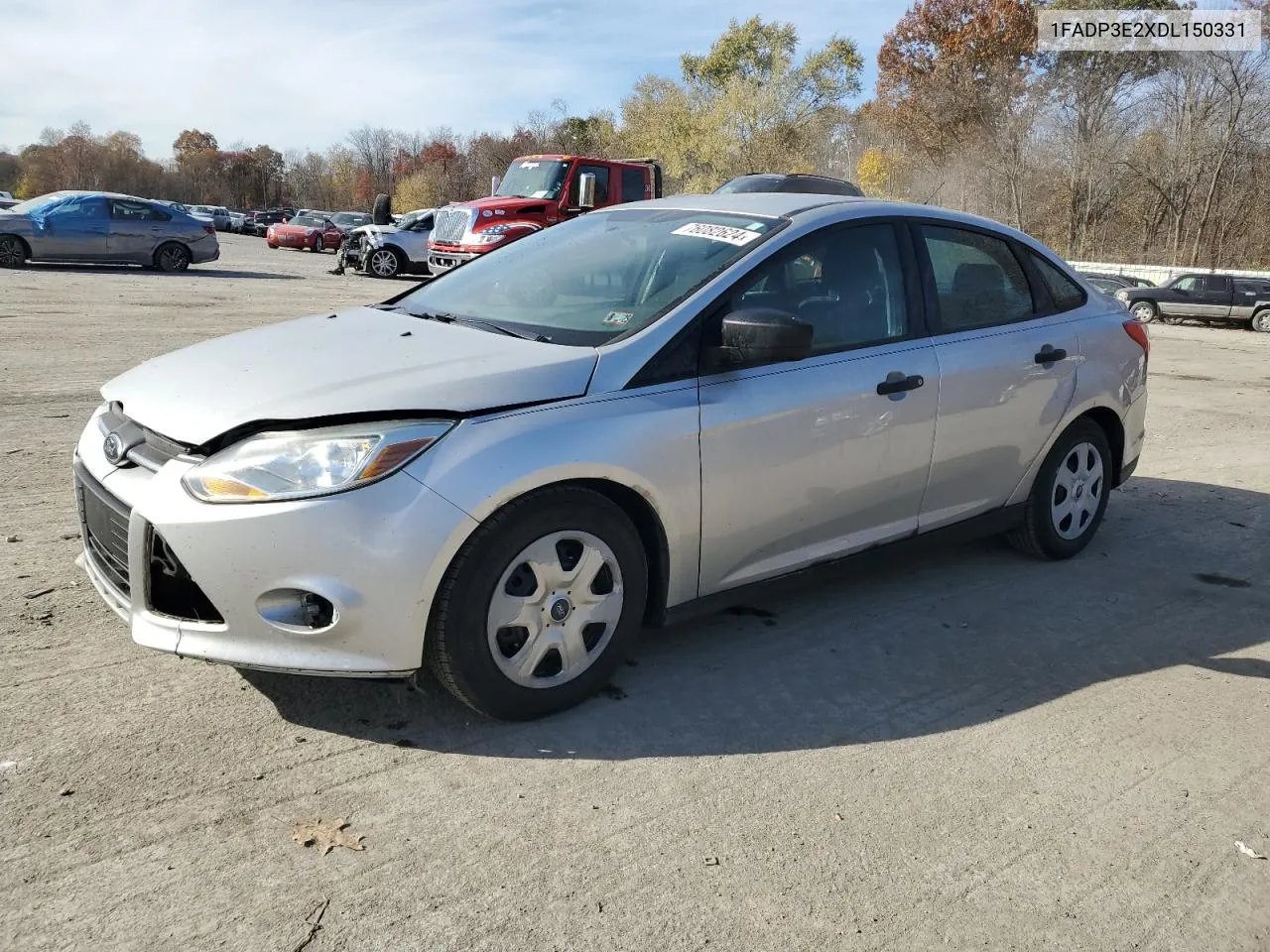 2013 Ford Focus S VIN: 1FADP3E2XDL150331 Lot: 76082624