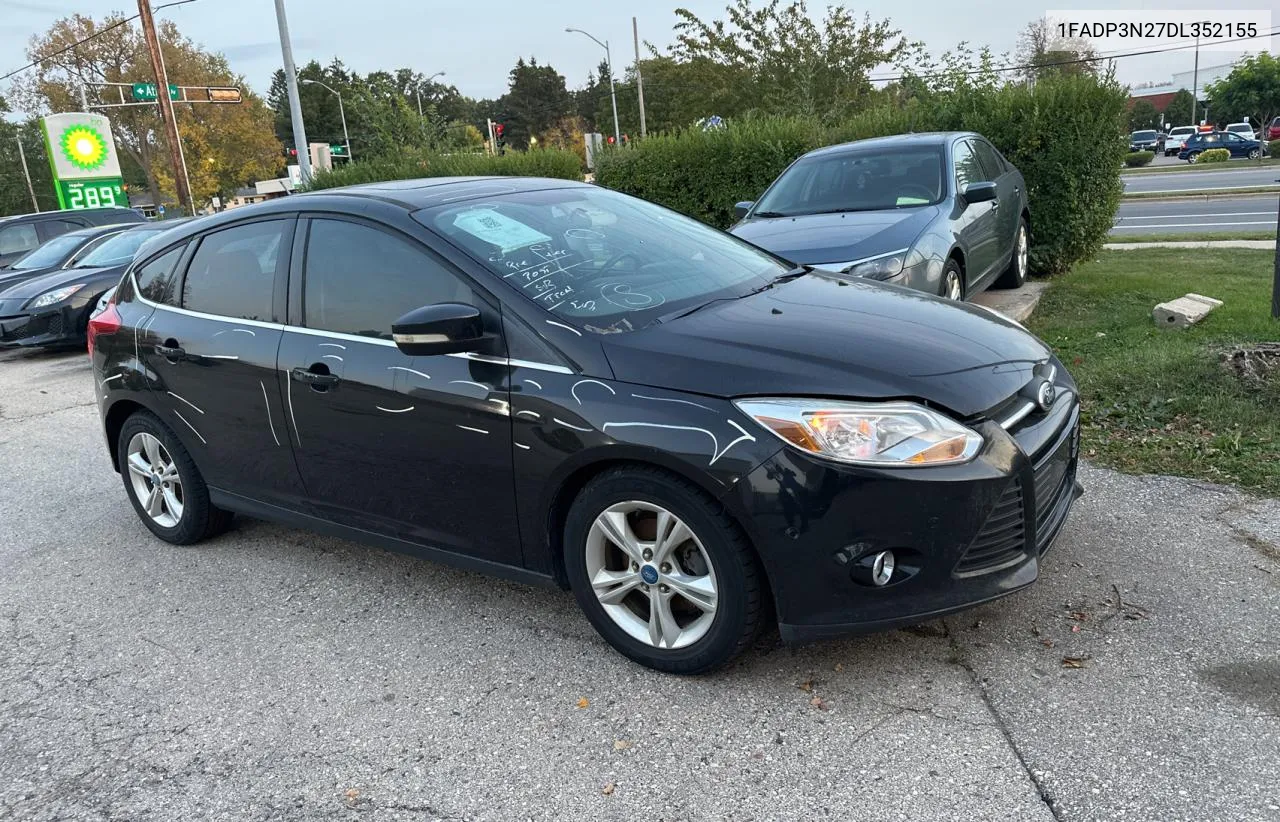 2013 Ford Focus Titanium VIN: 1FADP3N27DL352155 Lot: 76143674