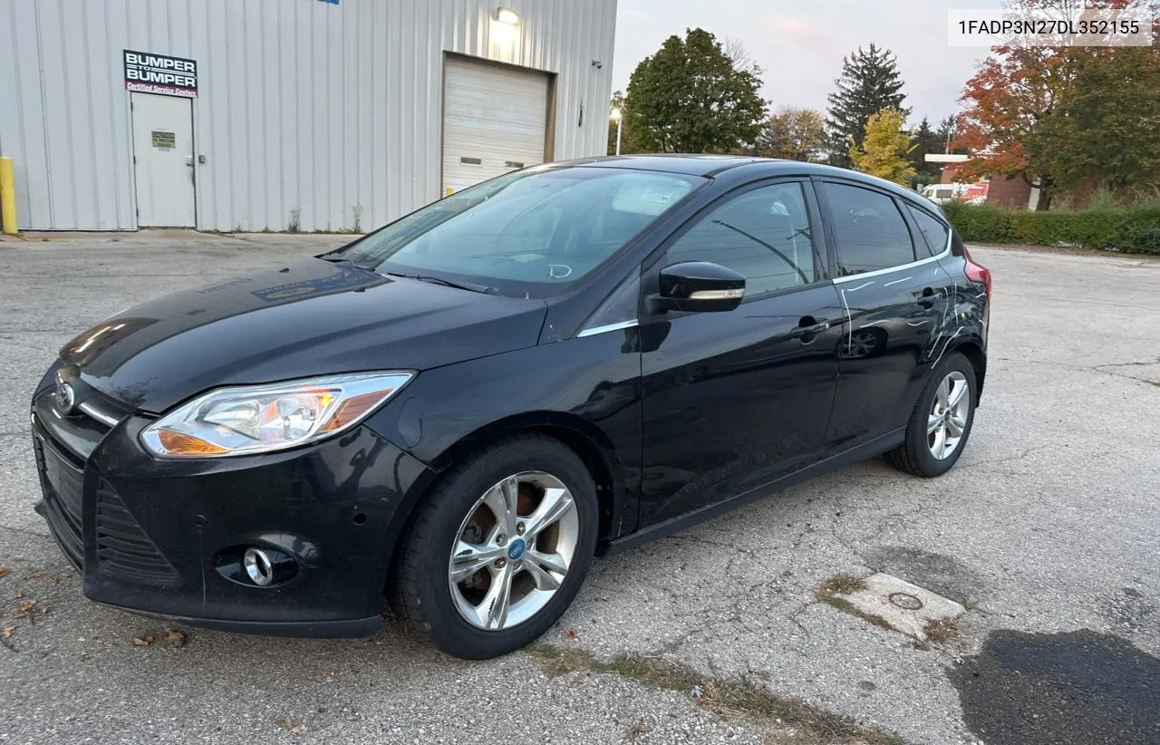 2013 Ford Focus Titanium VIN: 1FADP3N27DL352155 Lot: 76143674