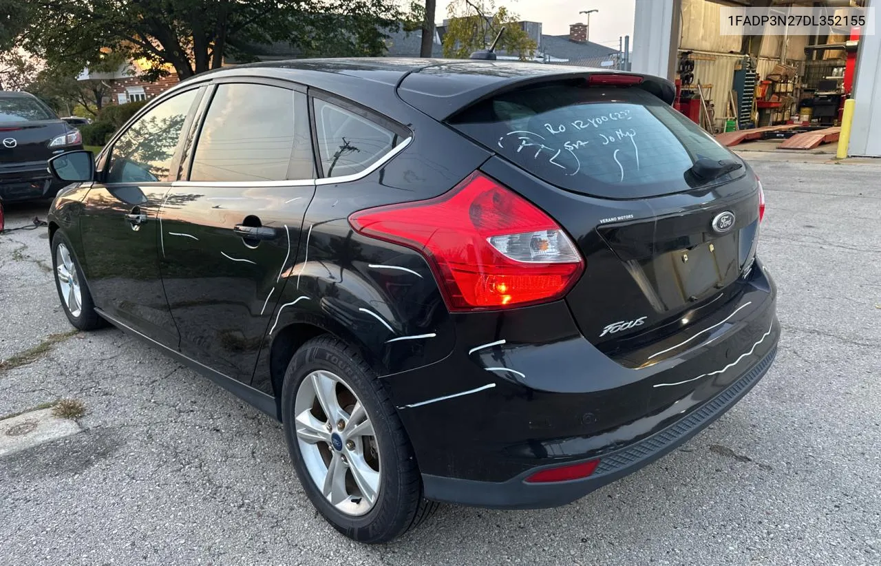 2013 Ford Focus Titanium VIN: 1FADP3N27DL352155 Lot: 76143674