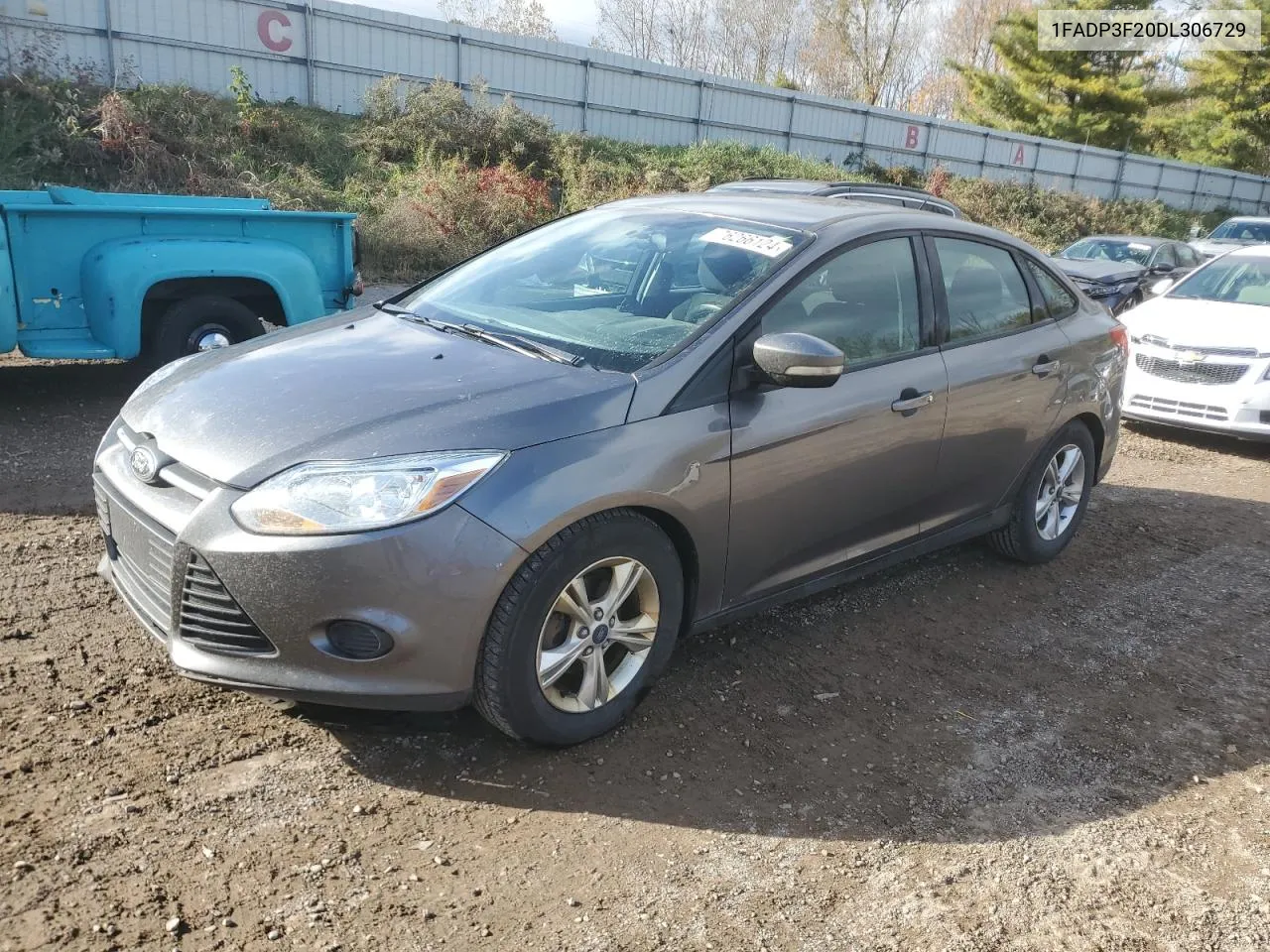 2013 Ford Focus Se VIN: 1FADP3F20DL306729 Lot: 76266124