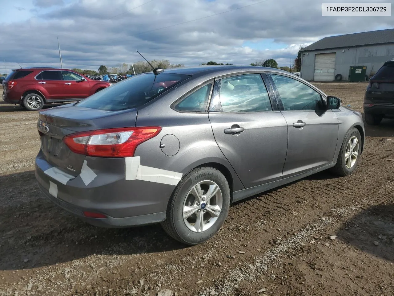 2013 Ford Focus Se VIN: 1FADP3F20DL306729 Lot: 76266124