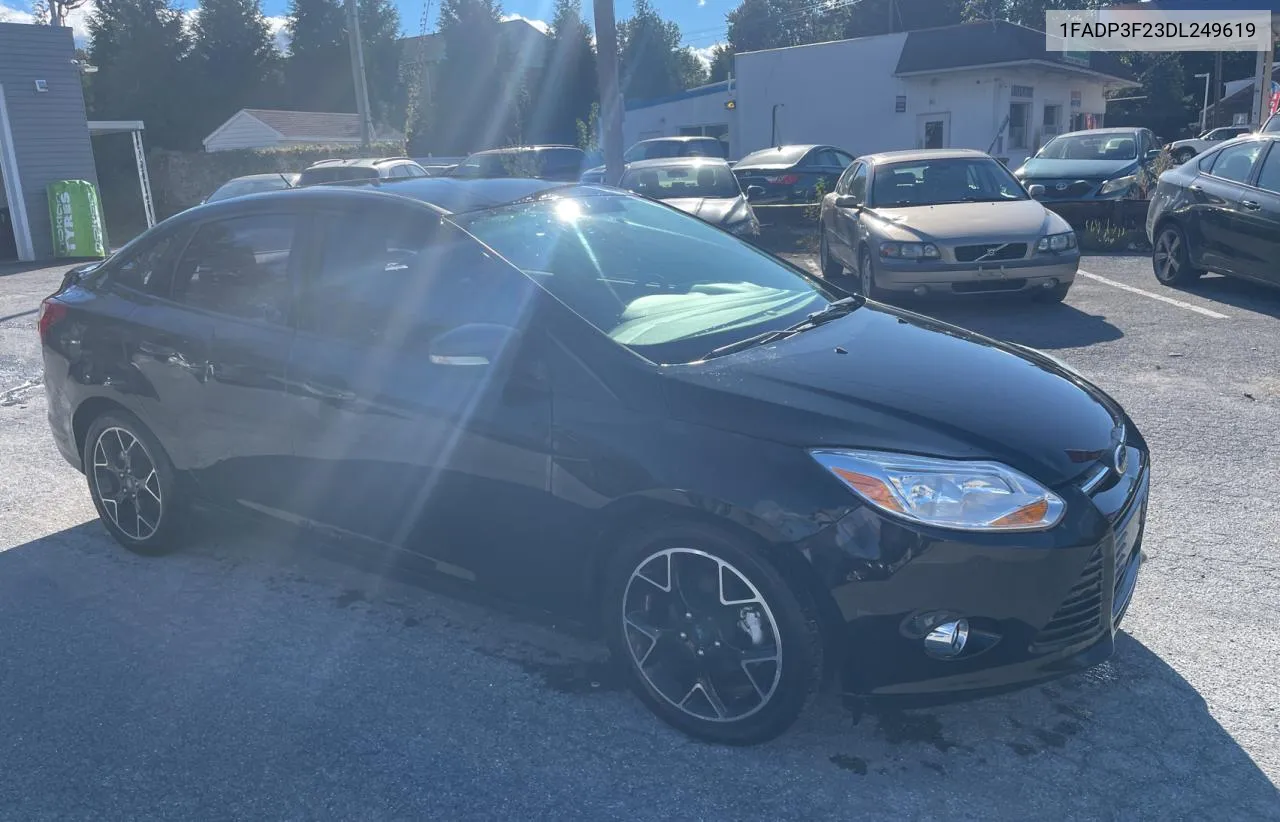 2013 Ford Focus Se VIN: 1FADP3F23DL249619 Lot: 76367684