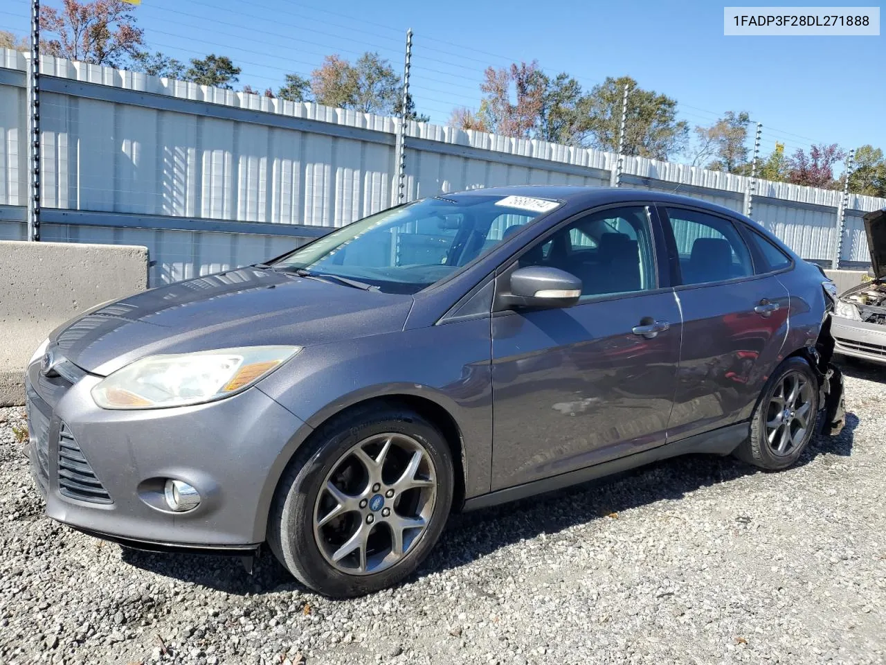 2013 Ford Focus Se VIN: 1FADP3F28DL271888 Lot: 76680194