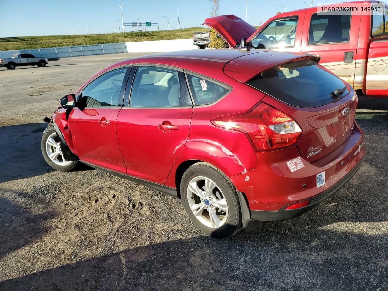 2013 Ford Focus Se VIN: 1FADP3K20DL149953 Lot: 76684344