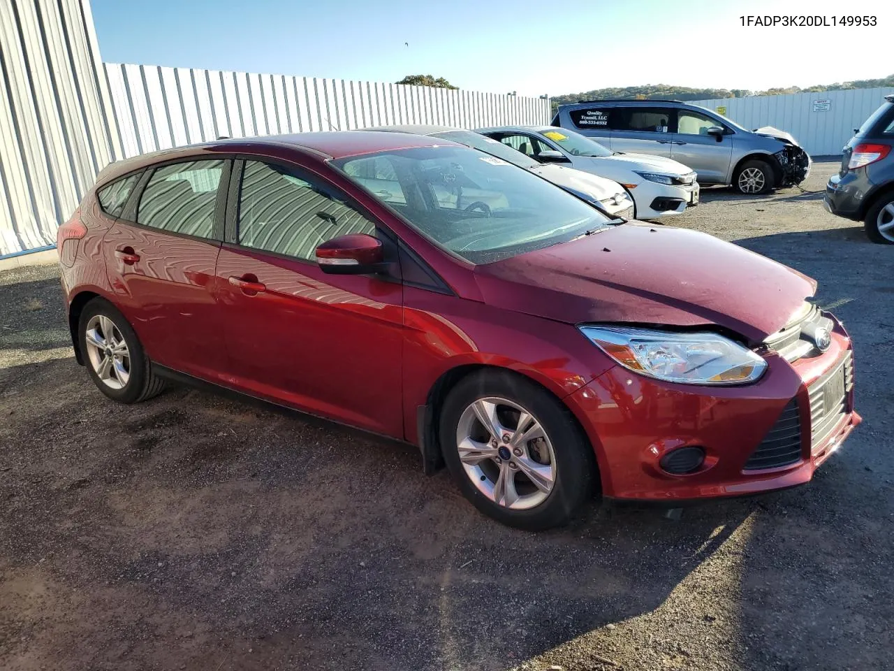 2013 Ford Focus Se VIN: 1FADP3K20DL149953 Lot: 76684344