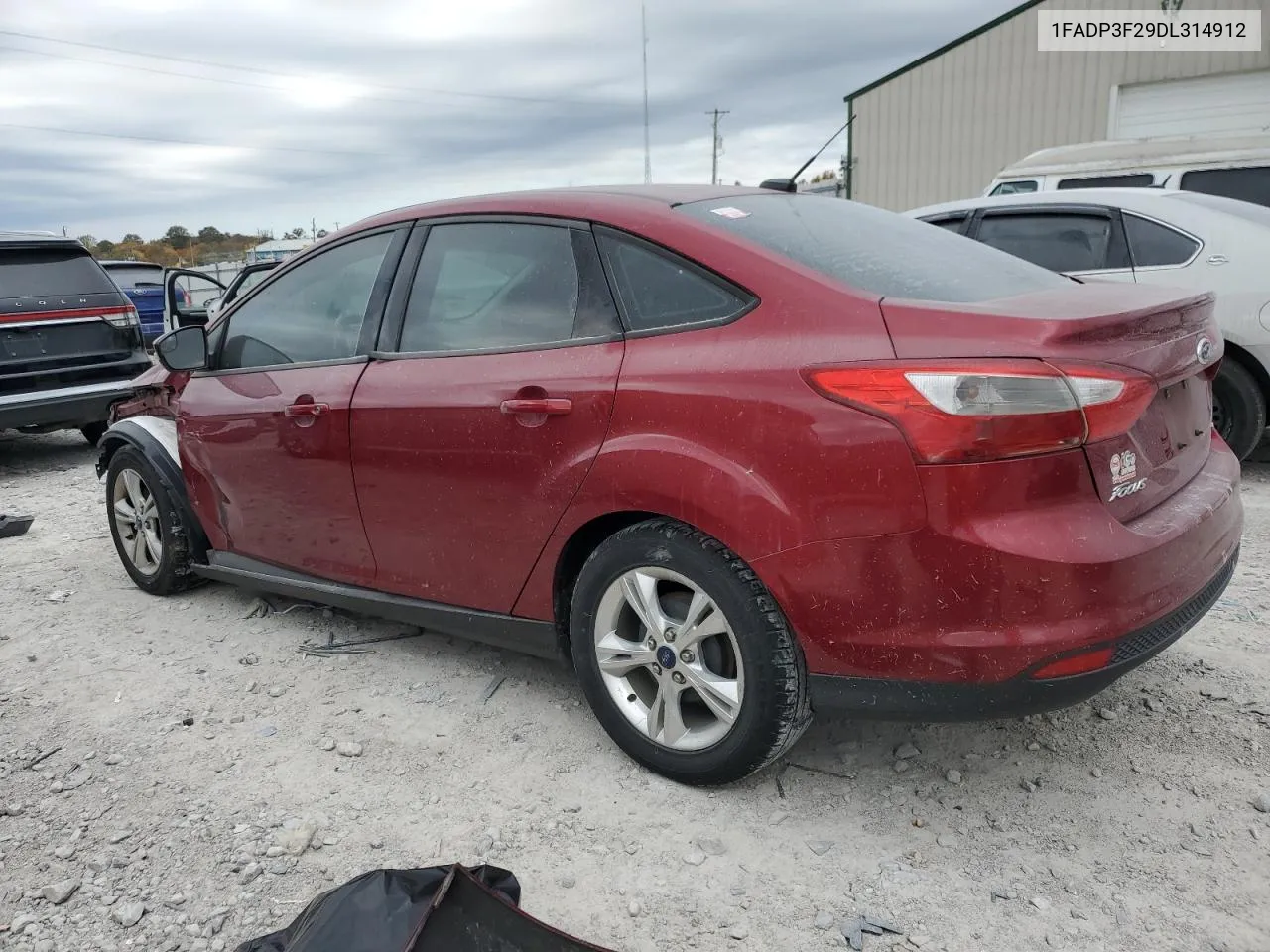 2013 Ford Focus Se VIN: 1FADP3F29DL314912 Lot: 76758844