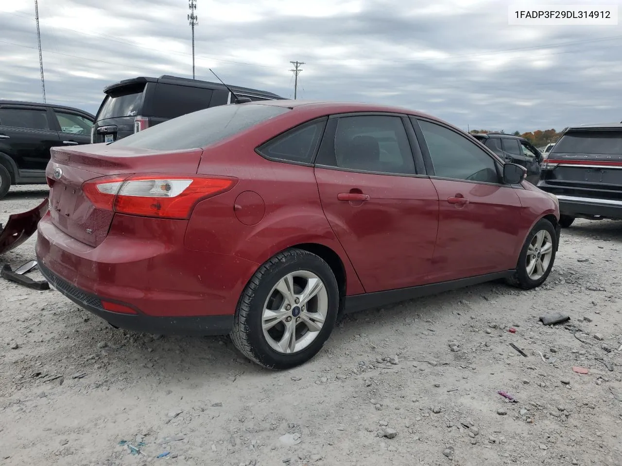 2013 Ford Focus Se VIN: 1FADP3F29DL314912 Lot: 76758844