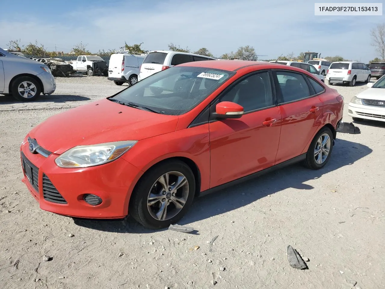 2013 Ford Focus Se VIN: 1FADP3F27DL153413 Lot: 76992524