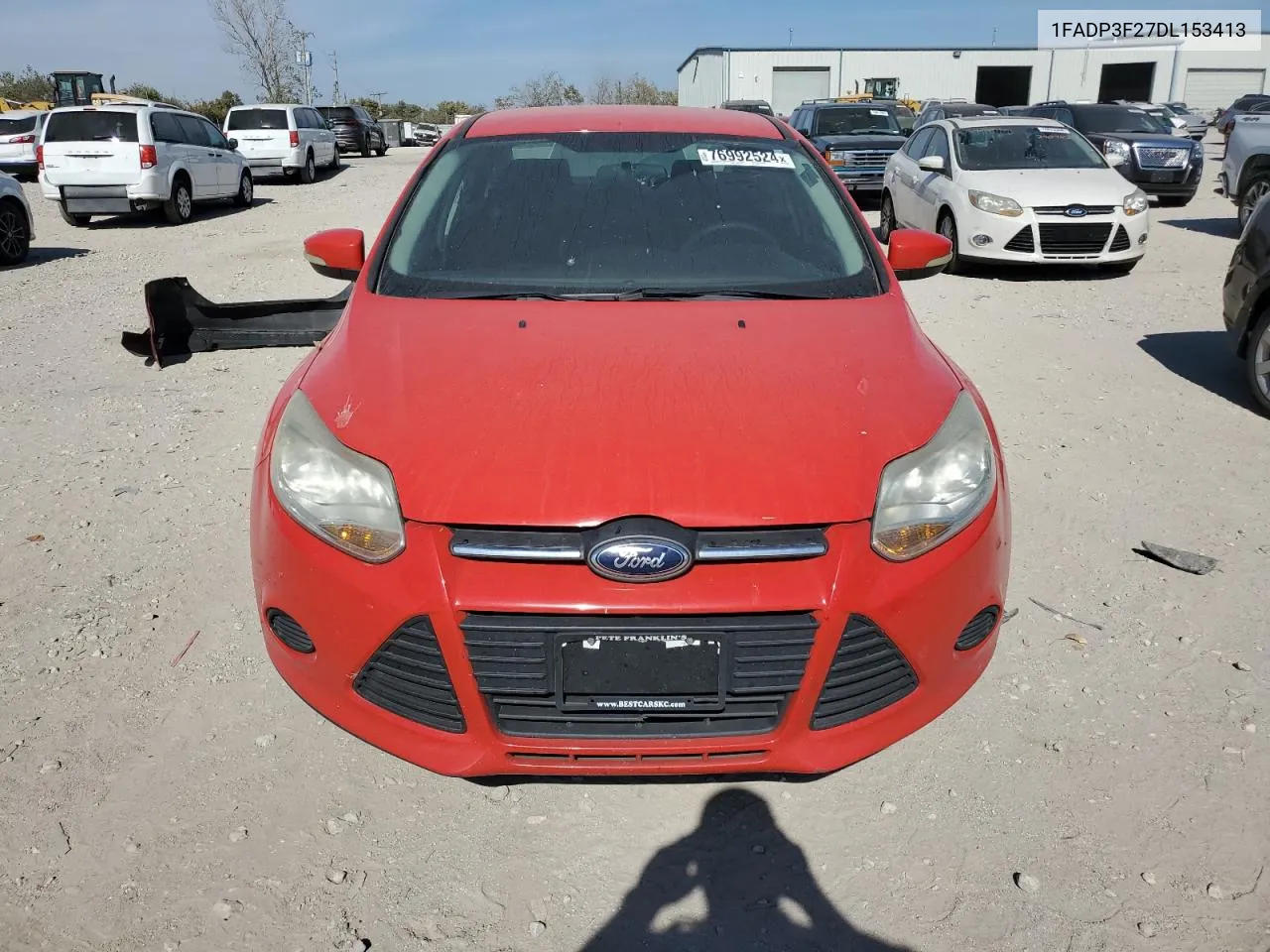 2013 Ford Focus Se VIN: 1FADP3F27DL153413 Lot: 76992524