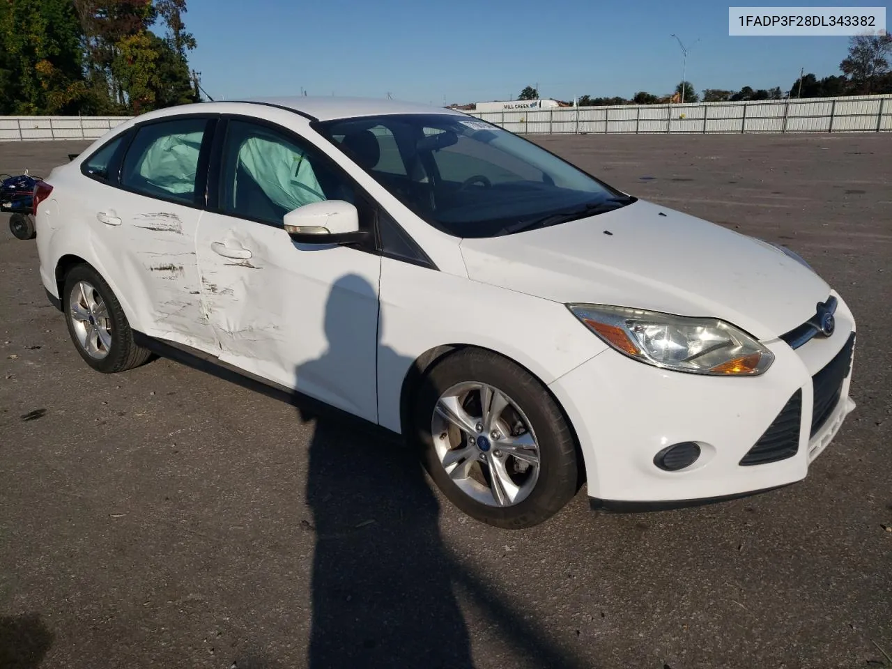 2013 Ford Focus Se VIN: 1FADP3F28DL343382 Lot: 77067944