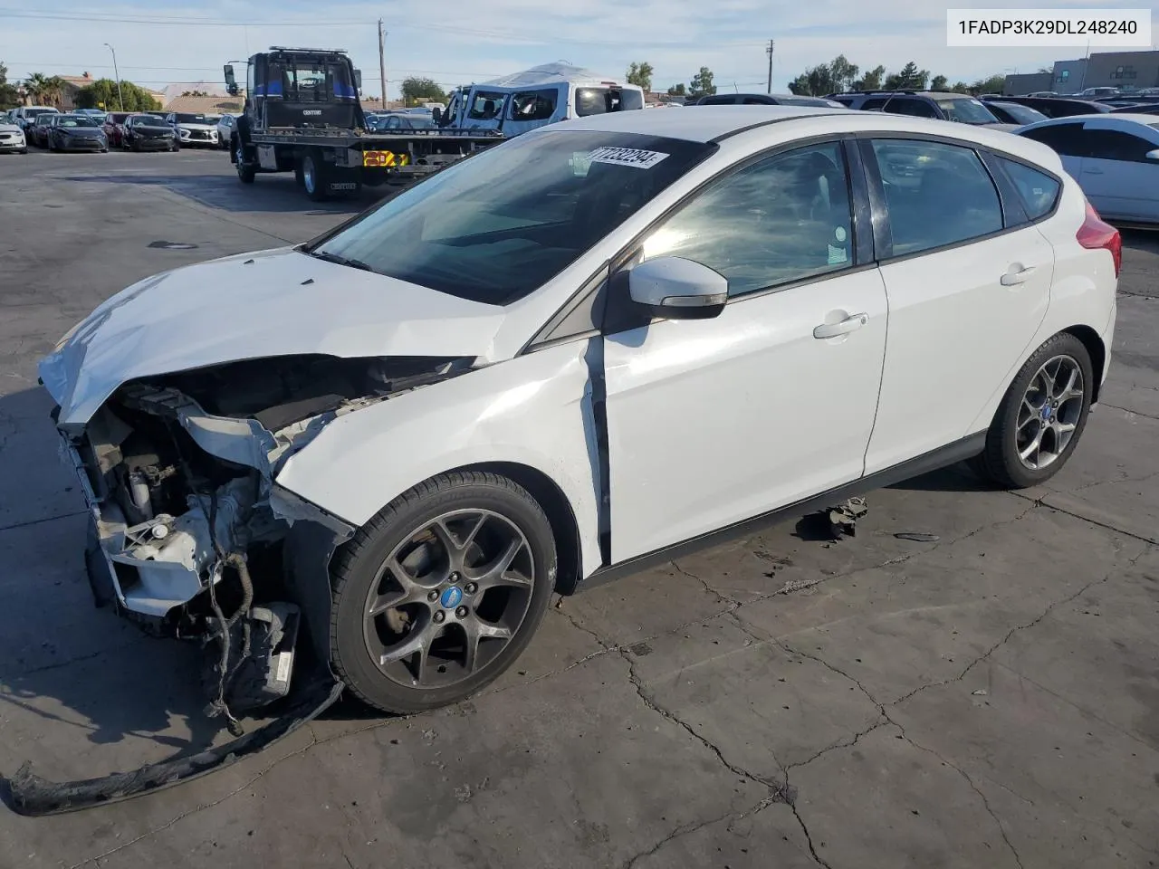 2013 Ford Focus Se VIN: 1FADP3K29DL248240 Lot: 77232294