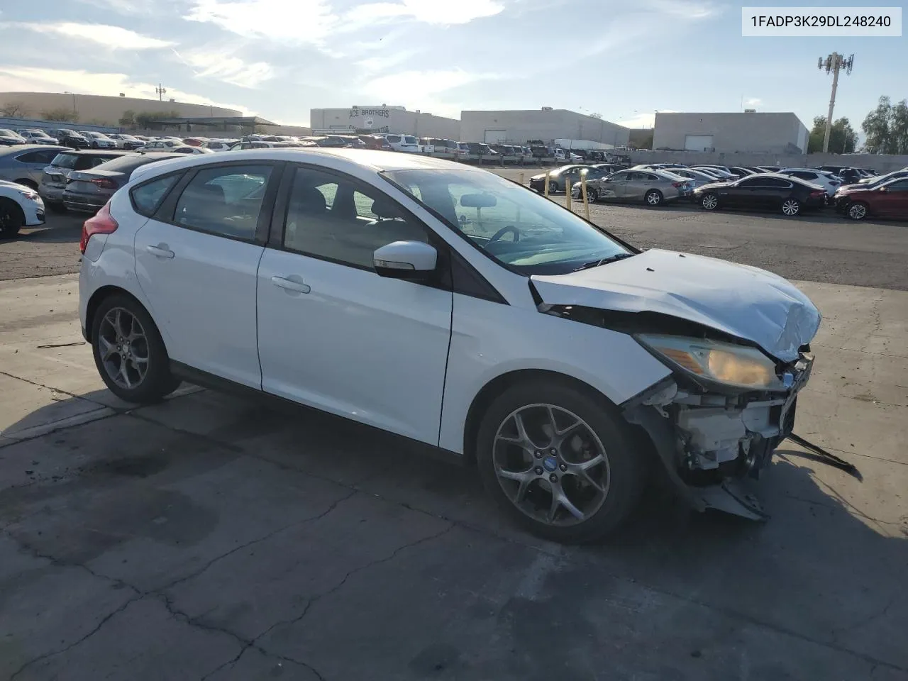 2013 Ford Focus Se VIN: 1FADP3K29DL248240 Lot: 77232294