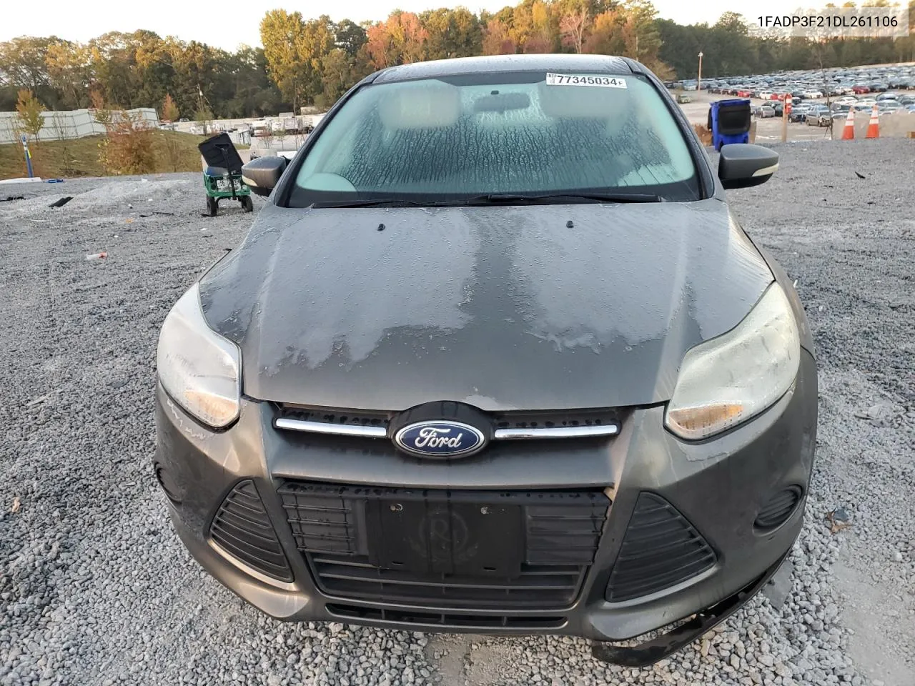 2013 Ford Focus Se VIN: 1FADP3F21DL261106 Lot: 77345034