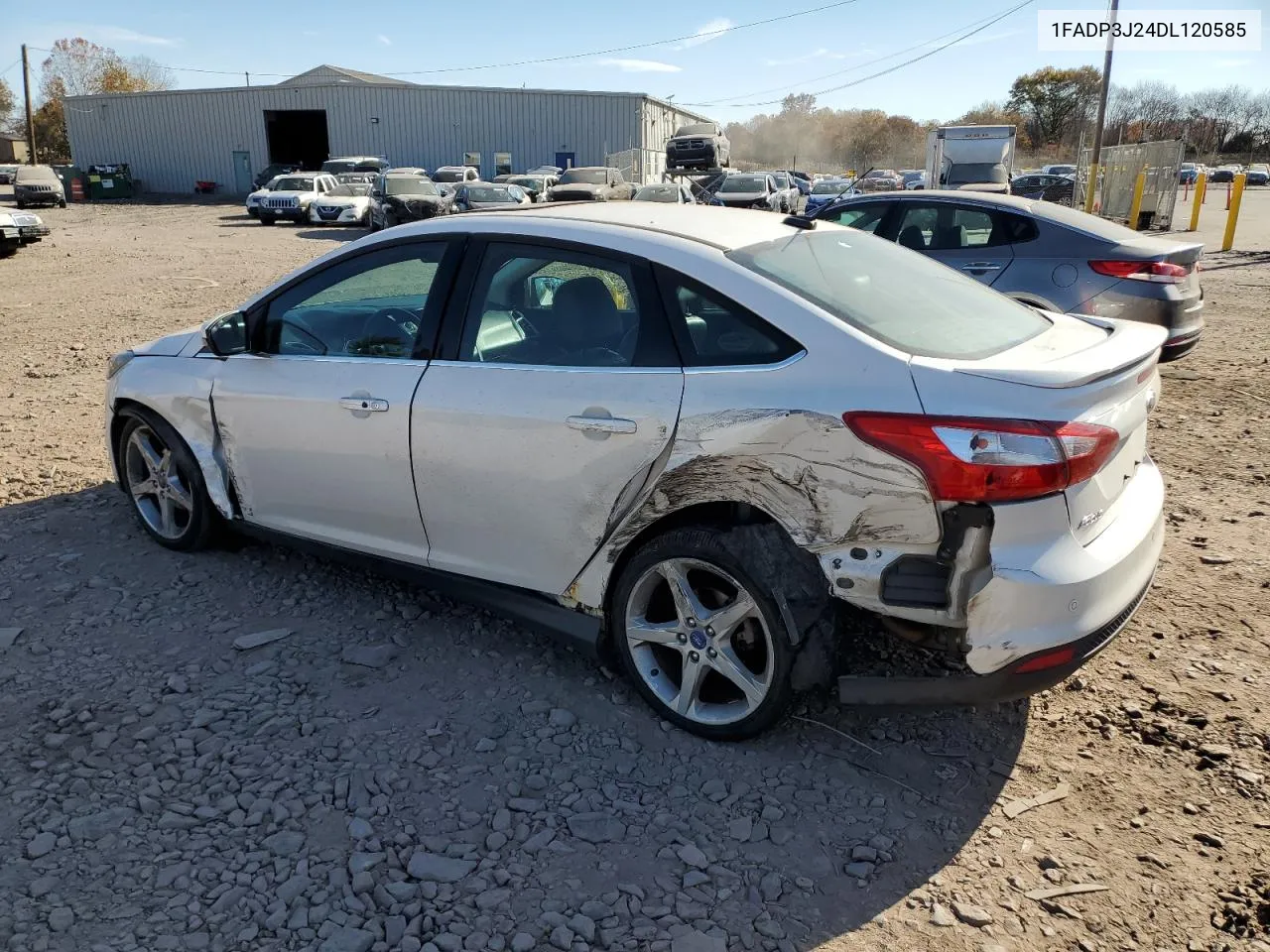 2013 Ford Focus Titanium VIN: 1FADP3J24DL120585 Lot: 77375604