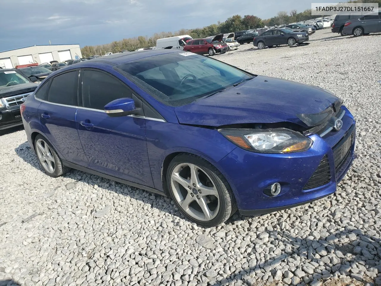 2013 Ford Focus Titanium VIN: 1FADP3J27DL151667 Lot: 77481354